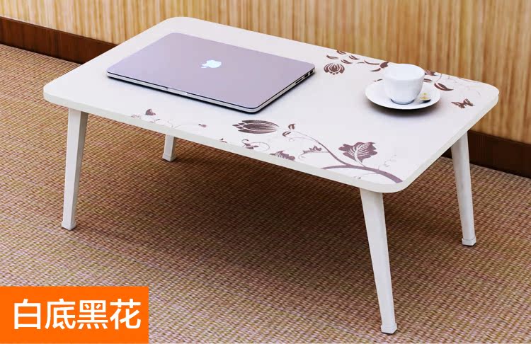 Bàn nhỏ laptop bàn ký túc xá giường ngủ với bàn lười biếng phòng ngủ cửa sổ gấp bàn học sinh - Bàn bàn 4 chân