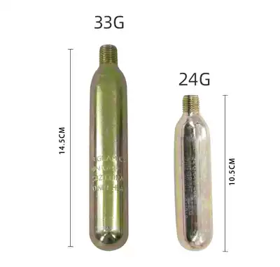 33g CO2 small gas cylinder beauty instrument life jacket gas cylinder 24g life-saving belt carbon dioxide gas cylinder