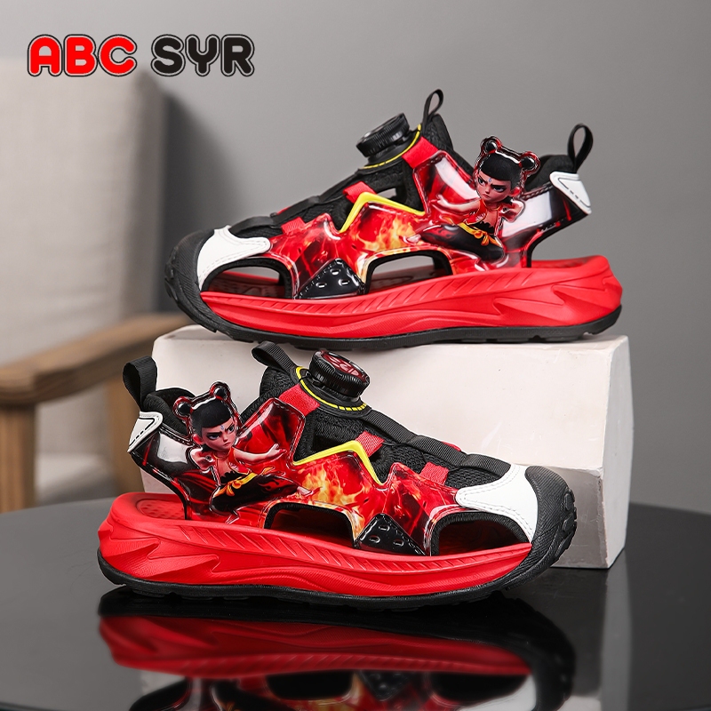 Abcsyr Nuoza Co-Branded Boys' Closed-Toe Sandals 2025 Summer New Children's Sports Shoes Running Shoes Student Shoes Abcsyr Nuoza Co-Branded Boys' Closed-Toe Sandals 2025 Summer New Children's Sports Shoes Running Shoes Student Shoes
