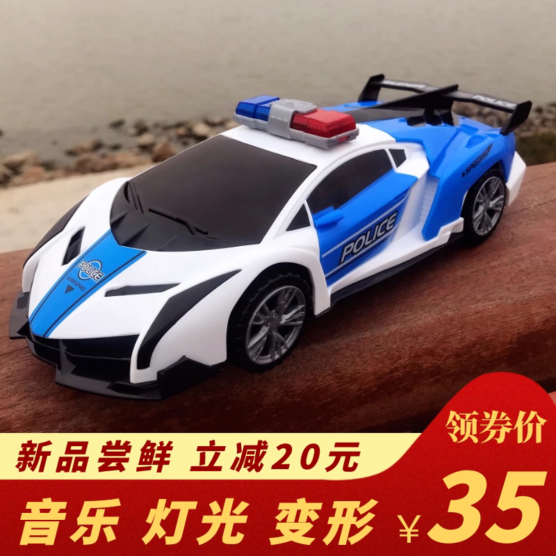 Child Car Toy Birthday Gift Male Girl Baby Electric Music Light Swivel Deformation Universal Toy Car