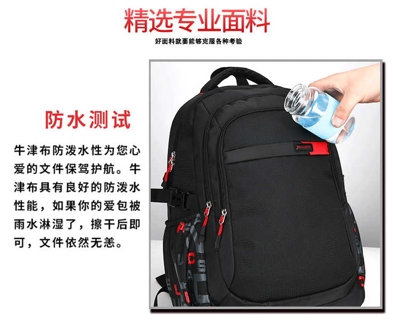 Bai Jiawei phiên bản tiếng Hàn đích thực của 3.456 học sinh tiểu học mới giảm in ba lô ba lô nam và nữ balo nam đi học