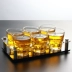Hộ gia đình sáng tạo cốc bia lớn Rượu vang trắng rượu mạnh ly 2 22 hai bộ rượu 100ml - Rượu vang phụ kiện rượu vang Rượu vang