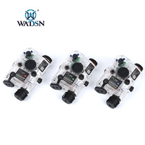 Wardson Tactical Laser Pointer PEQ-15 Transparent Fine Strike Style Ray NERF Heat Soft Bomb