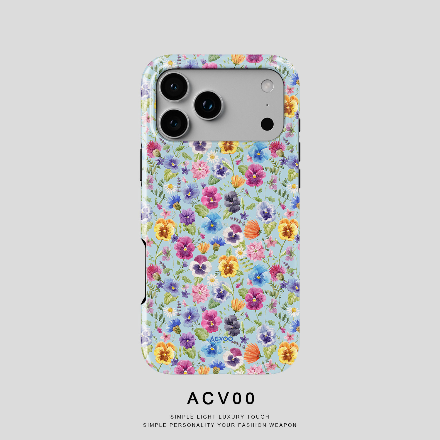 Vintage Black Floral Pattern 21 iPhone Case