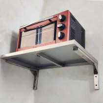 Home kitchen shelf holder rust-proof microwave oven rack kitchen appliance storage rack wall restaurant kitchen goods