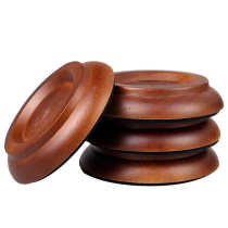 Pad tray solid wood upright piano piano floor mat protection anti-slip foot pads noise reduction four full set of foot pads sound insulation