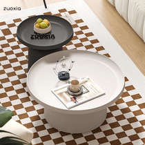 Bottom left cream style combination coffee table French style home living room iron round tea table bed and breakfast leisure negotiation tea table