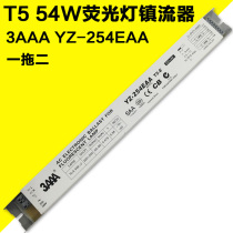 T5 54W fluorescent lamp tube electronic ballast 3AAA YZ-254EAA one drag two fish tank water grass lamp rectifier