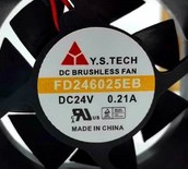 Original fit Y S TECH FD246025EB DC24V 0 6 cm 21A fan cooling fan