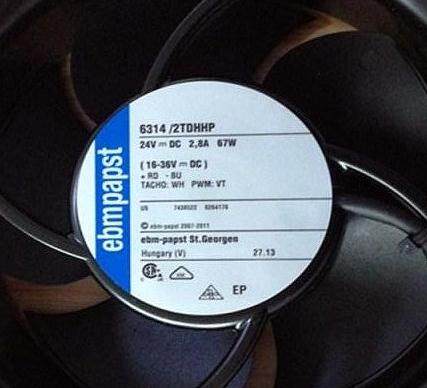 Original dress ebm 6314 2TDHHP FANAXIAL172 * 150 * 50 8MM 24VDCWIRE