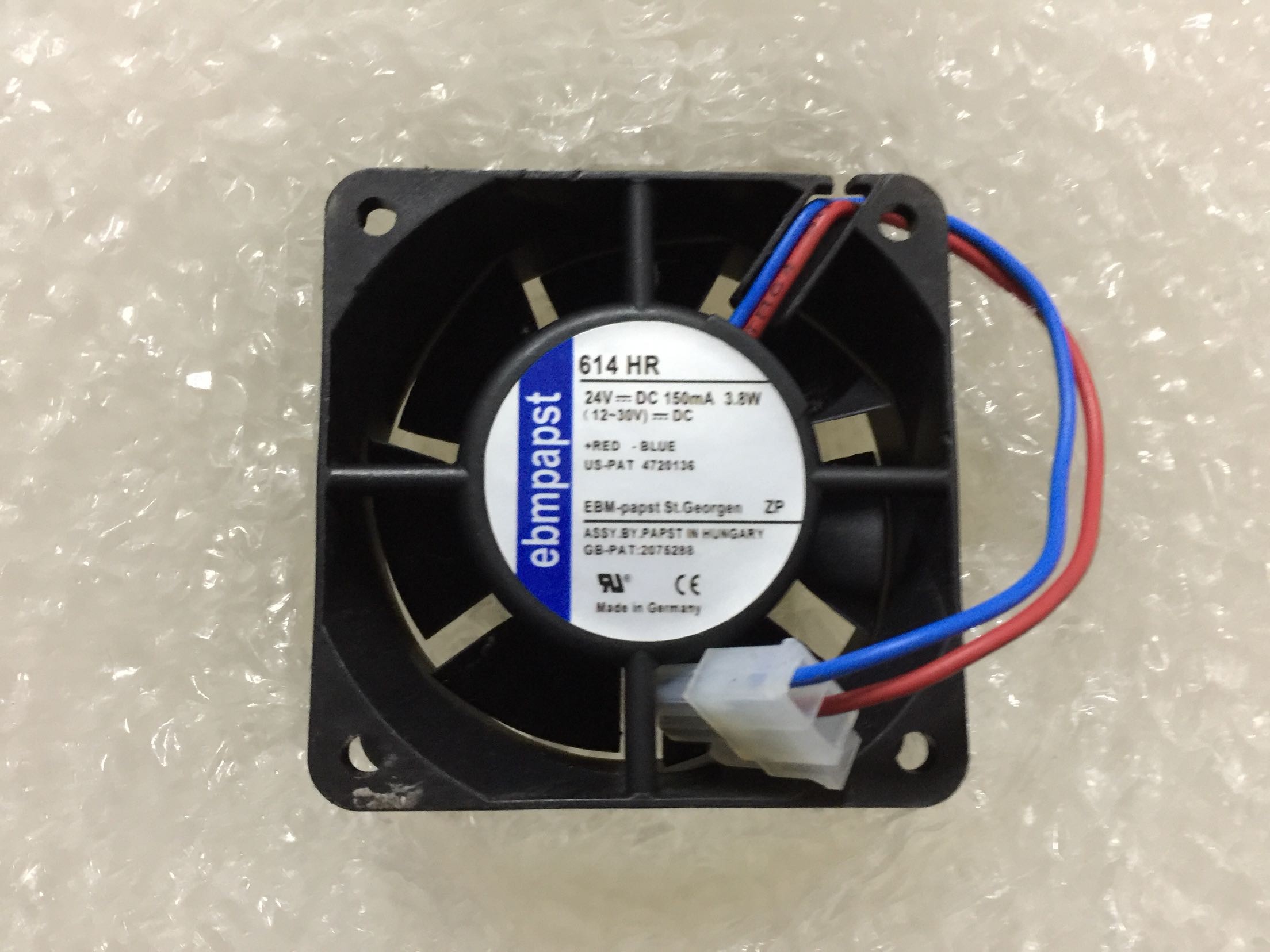  Original installed ebmpapst 614HR 26V 3 8W frequency inverter radiating fan