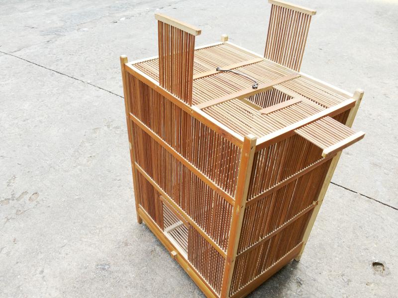 Insect breeding Feeding butterflies grasshopper Weta grasshopper box Bamboo square cage Protection birds sunscreen anti-collision anti-eating cage