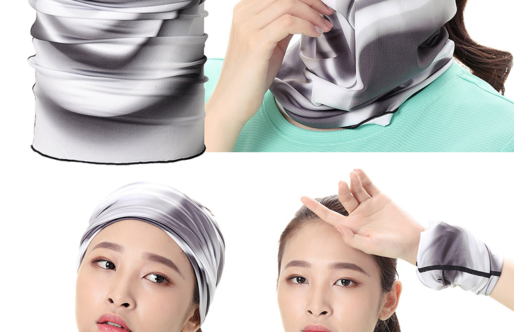 Màu hoang dã băng lụa cưỡi mặt nạ UV bảo vệ chống nắng cổ áo bib xe đạp mặt khăn nam và nữ mùa hè ngoài trời - Kerchief / Earflap khăn trùm mặt chống nắng