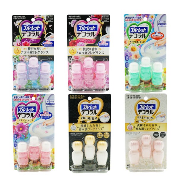 Japan Small Forest Pharmacy Blossom Gel Toilet Small Flower Cleaning Toilet Deodorant Decontamination Fresh Aromatic 3 Spot