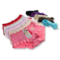 Lose clearance comfortable Mordale solid color simple non-folding sexy instant hip underwear