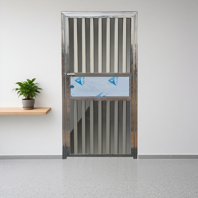 Stainless Steel Door, Rural Single-Opening Ventilation Door, Rural Single-Opening Entry Door, Ventilated Stainless Steel Single Door, Simple Single Door