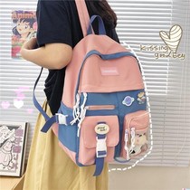 ins bag lady Korean version original juku uzzang day department small fresh double shoulder bag junior high school wind minimalist around backpack