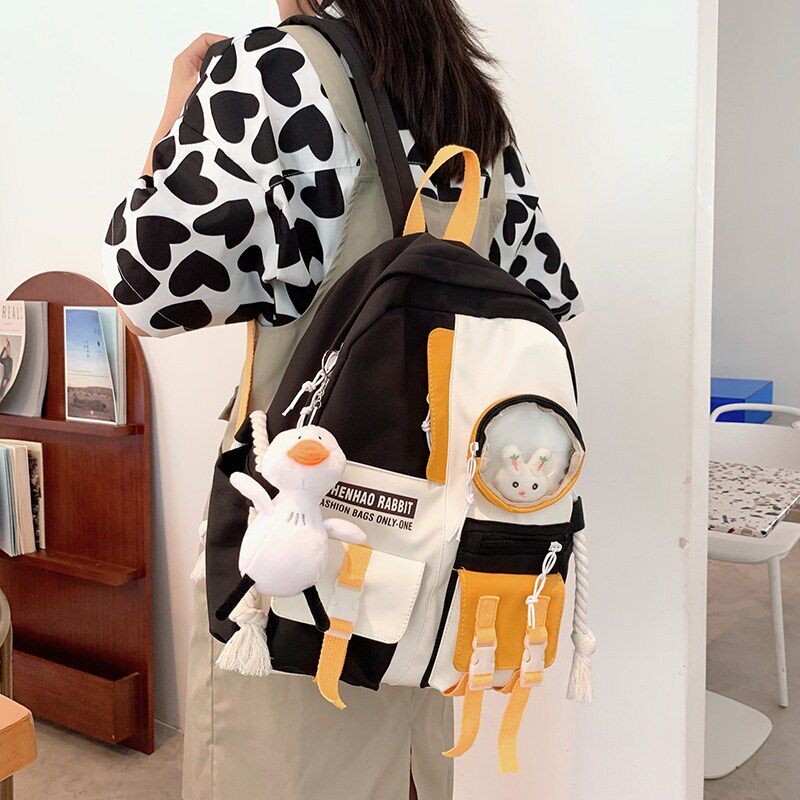 ITSK schoolbag female primary school students third to sixth grade ins wind Japanese junior high school students simple large-capacity backpack