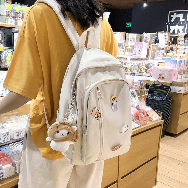 Schoolbag Korean version of Harajuku ulzzang Japanese high school students large capacity backpack original niche junior high school students backpack
