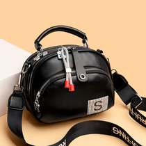 Advanced sense rhinestone bag female shoulder bag 2021 new fashion broadband shoulder bag Korean version of ins foreign style Portable
