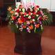 Podium flower stand ຫ້ອງປະຊຸມ flower box stand flower mud box desktop flower art production work florist supplies