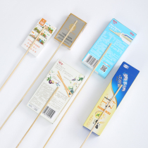 Nano glue bamboo stick creative fruit snacks fresh bouquet packaging floral glue holder glue stick diy hand bag flower material
