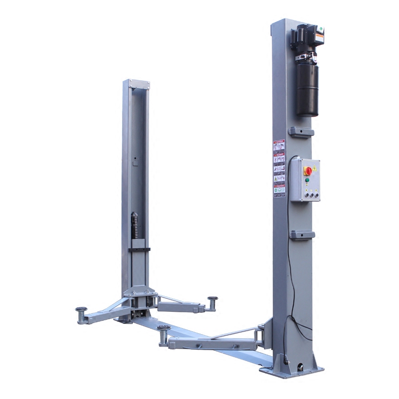 Electrically unlocked export two-column double-column gantry car lift lift 4 tons 1 8 meters second-hand maintenance yuan levy