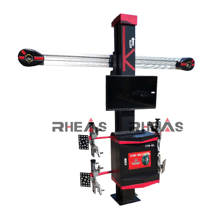 3D car four-wheel positioning instrument primary-secondary big cut lifting machine 4-column lift table free upgrade automatic lifting 