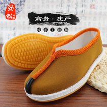 Surging Pine Cloth Shoes Pure Artisanal Lock Catch Monk Shoes Qianlayer Bottom Fall Male Monk Shoes Out Family Monk Single Shoes Women Soft Bottom