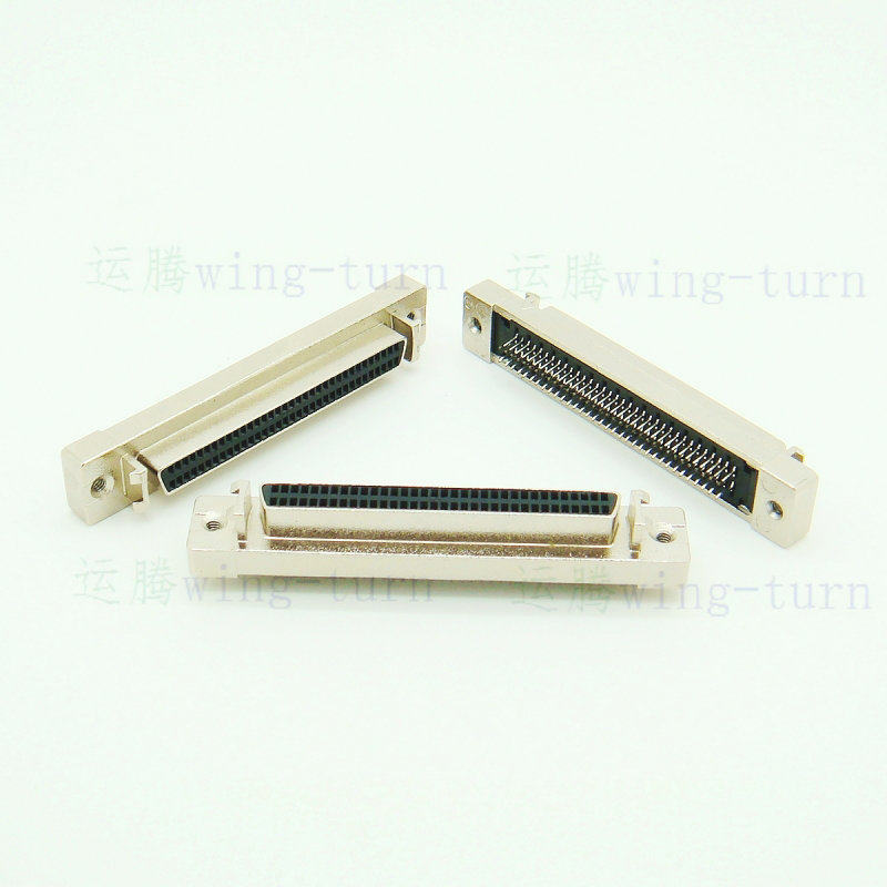 Totem MDS68FL-1 6 SCSI connector HPDB68 core board card holder P C B splint plug