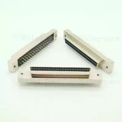 Yunteng MDD68FS-180 SCSI 68 core in-line female head HPDB68Pin straight pin PCB board card small black clip