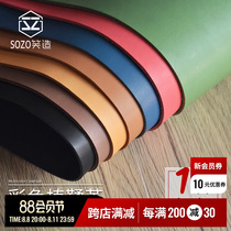 Leather carving diy hand leather leather colored leather leather head skin 2 0mm polytide resin skin shape