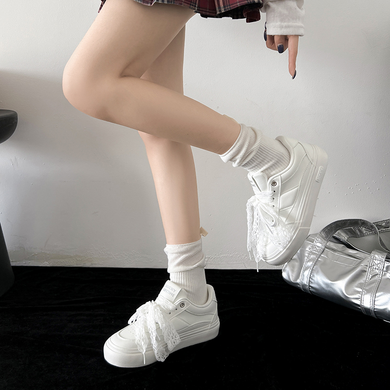 2026 New Women's Arch Support Sneakers, Summer Casual Versatile Ballet Sports Round-Toe Shoes, Very Stylish, Perfect with Skirts, White Sneakers 2026 New Women's Arch Support Sneakers, Summer Casual Versatile Ballet Sports Round-Toe Shoes, Very Stylish, Perfect with Skirts, White Sneakers