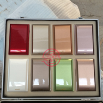 Hangpai cabinet paint door panel custom kitchen stove shoe cabinet wardrobe door panel custom high gloss piano paint color card