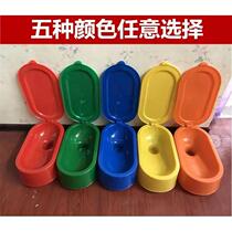 Site Temporary Plastic Squatting Pit Non Disposable Plastic Squatting Pit Furnishing With Simple Toilet Deodorant Urinal Squatting Pan