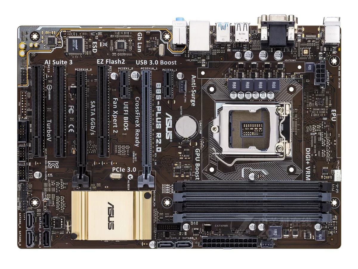 Материнская плата Gigabyte H81 B85 Z87 Z97 большого форм-фактора LGA1150 для настольного компьютера на один год
