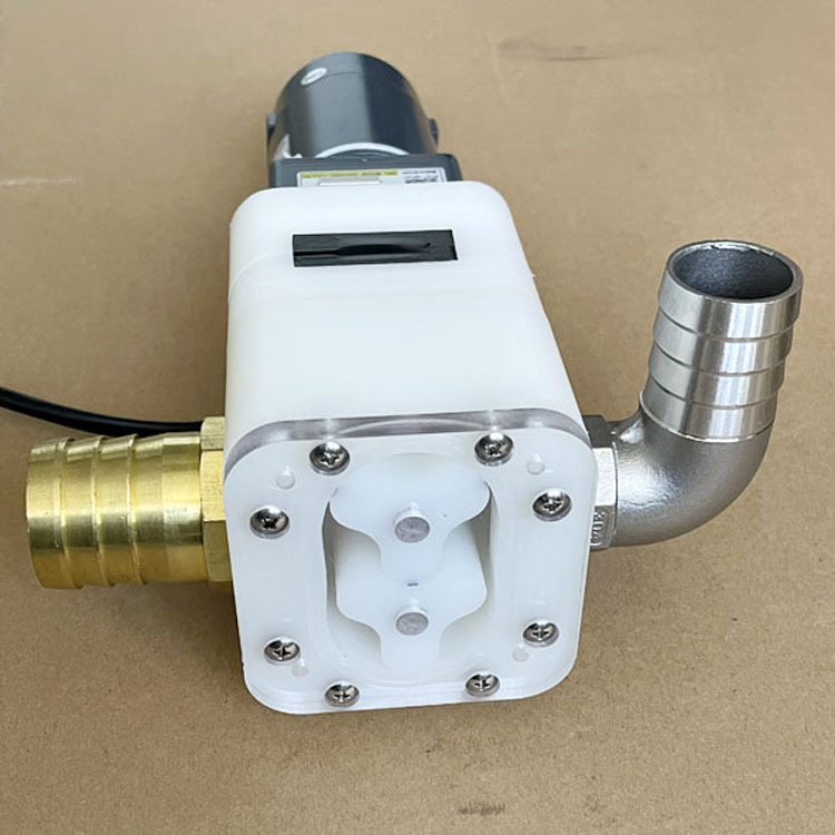 Gear Pump, Three-Impeller Pump, Viscous Liquid Fluid Rotor Pump, Flexible Pump, Sanitary Food Grade Honey Body Sesame Paste Pump