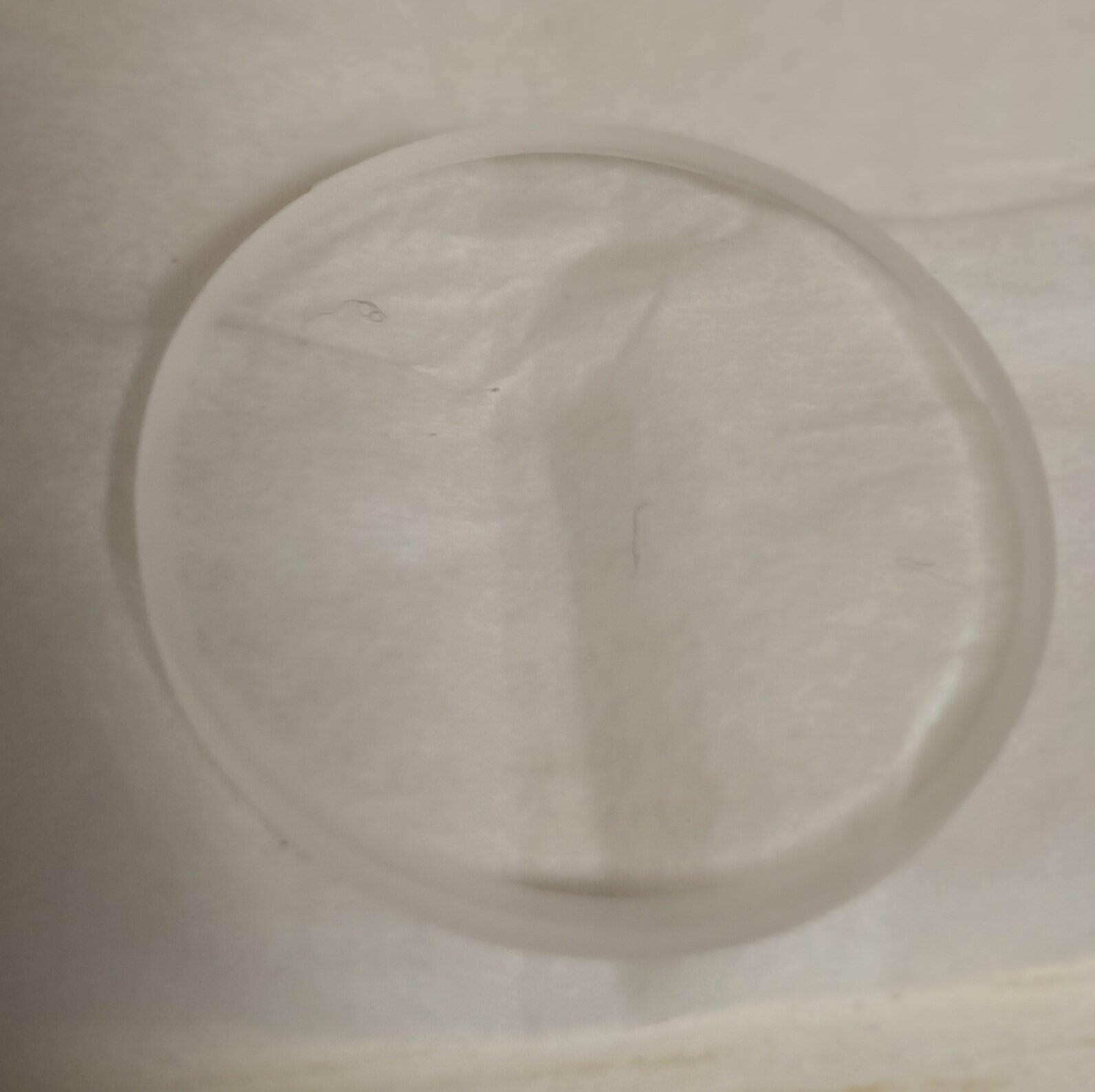 Flat convex lens, 145mmF = 385mm