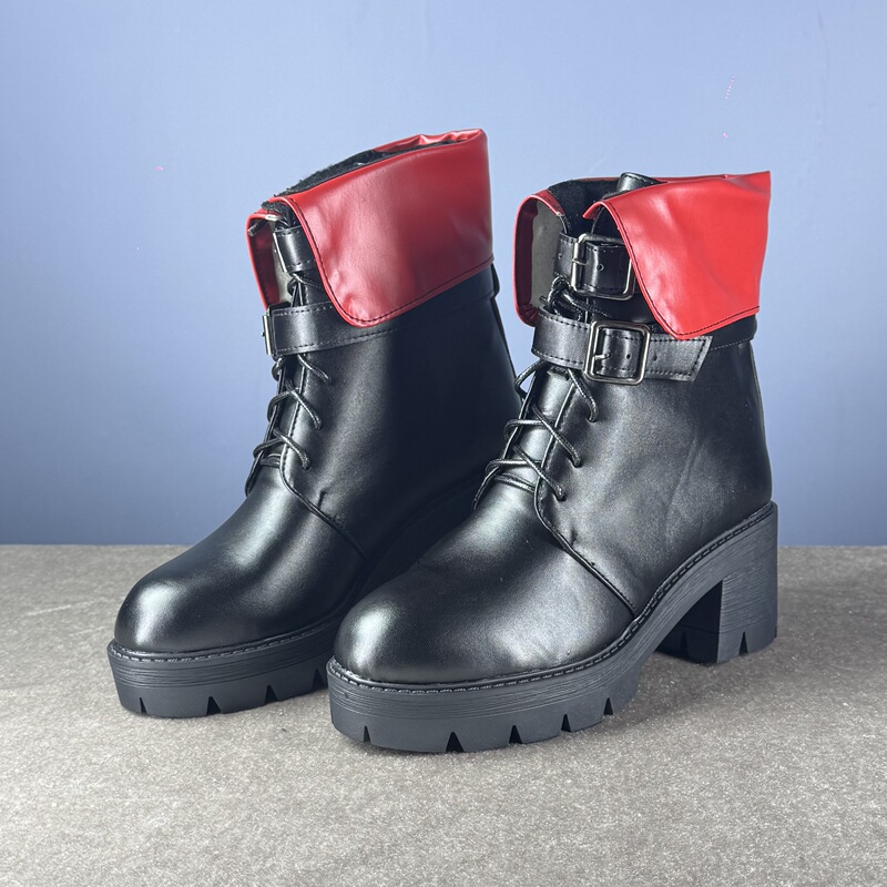 Delta Operation Linkage Arknights Cos Mai Xiaowen Veshdale Cosplay Shoes Boots W Broken Corona