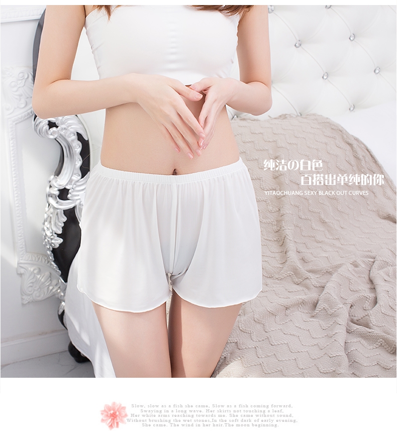 Mặt nạ quần an toàn chống lỏng cho phụ nữ bên trong và bên ngoài mặc quần short 2018 mới cỡ lớn quần mỏng bảo hiểm quần nữ quần ren ôm sát 