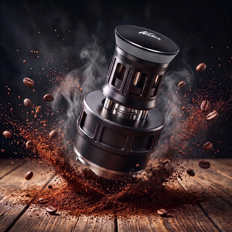 Press-Type Coffee Powder Distributor, Adjustable Rotating Powder Filling Tool, 58mm Universal Espresso Coffee Tool Press-Type Coffee Powder Distributor, Adjustable Rotating Powder Filling Tool, 58mm Universal Espresso Coffee Tool