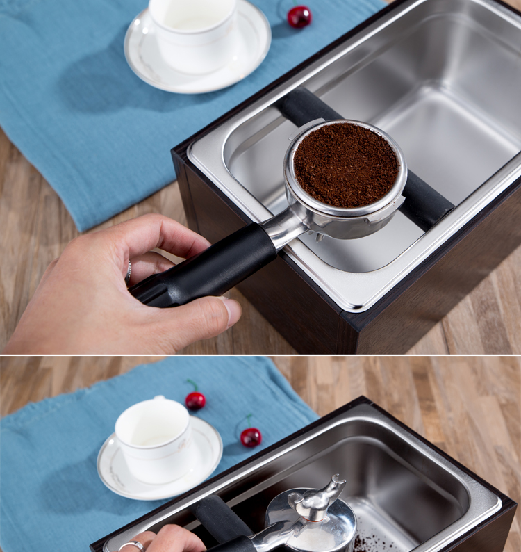 Xỉ thép không gỉ xô cà phê bột xỉ hộp gõ xỉ xỉ hộp gõ xỉ xỉ bể chất thải xỉ hộp - Cà phê phin cafe đẹp