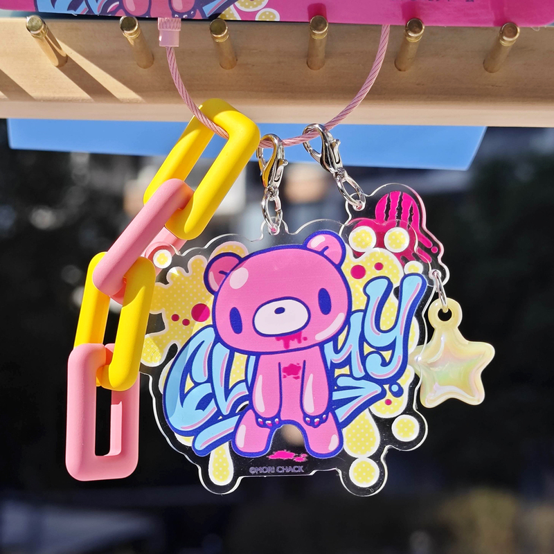 In-Stock Japan Gloomy Violent Bear Rampage Edition Three-In-One Pendant Bag Charm Keychain Gift