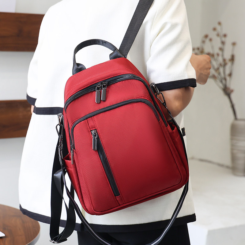 Oxford Cloth Double Shoulder Bag Woman 2022 New Fashion 100 Hitch Leisure Travel Lady Bag Large Capacity Bag Bag