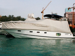 Dashu ໃຫມ່ເຮືອປົກຄຸມເຮືອ yacht motor custom yacht cover ທົນທານ waterproof sunscreen ຕ້ານຜູ້ສູງອາຍຸທີ່ເຂັ້ມແຂງຈີນສົ່ງອອກ