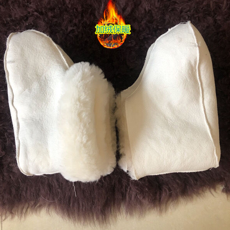 Wool Socks, Cold Storage, Ice Factory, Water Shoes, Rain Boots, Thickened Sheepskin Socks, Middle-Aged and Elderly Men and Women, Home Warmth