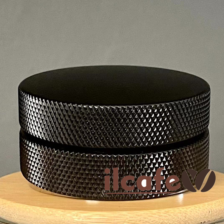 Stainless steel cloth powder machine Macaron one pulp four pulp semi-automatic coffee machine cloth powder machine pressure filler 58 35mm