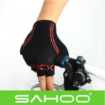 SAHOO shark tiger bike riding gloves Comfortable wear-resistant shock absorption Mountain bike cycling half-finger gloves