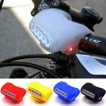 Bicycle lights 7LED silicone frog lights Car headlights Warning lights Mountain bike decorative lights Flash dead flying frog lights
