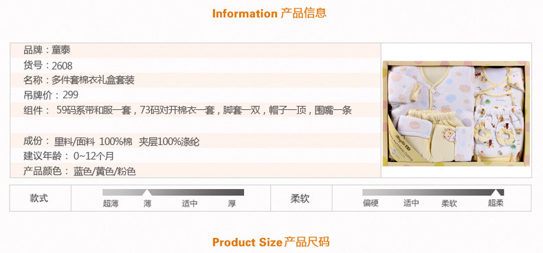 Coffret cadeau pour nouveau-né - Vêtements + Accessoires - Ref 1974542 Image 22